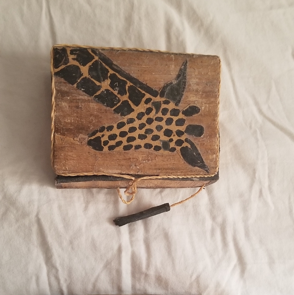 Giraffe and Zebra Trinket Boxes